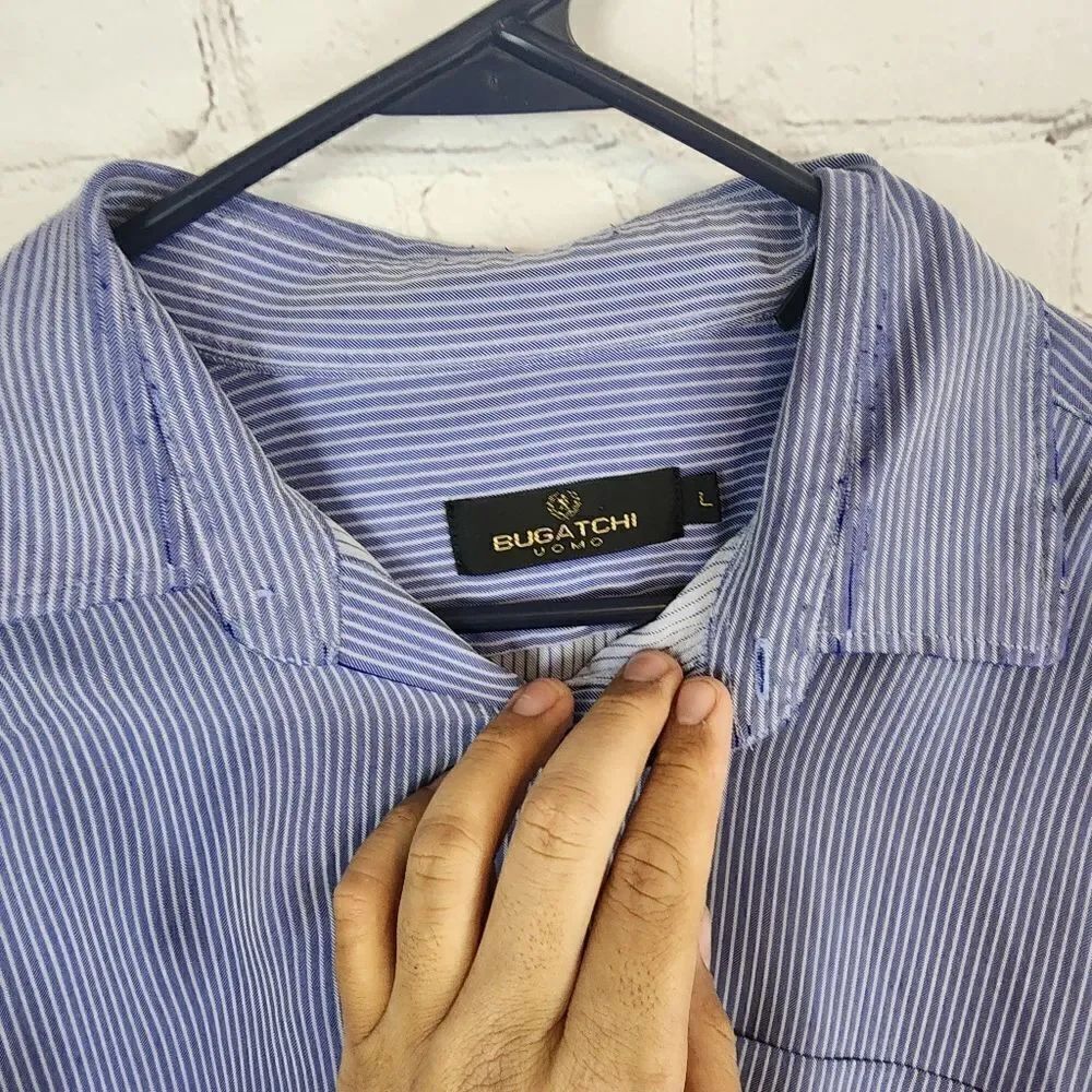 Men's Bugatchi Polo, size Large - Picture 3 of 3